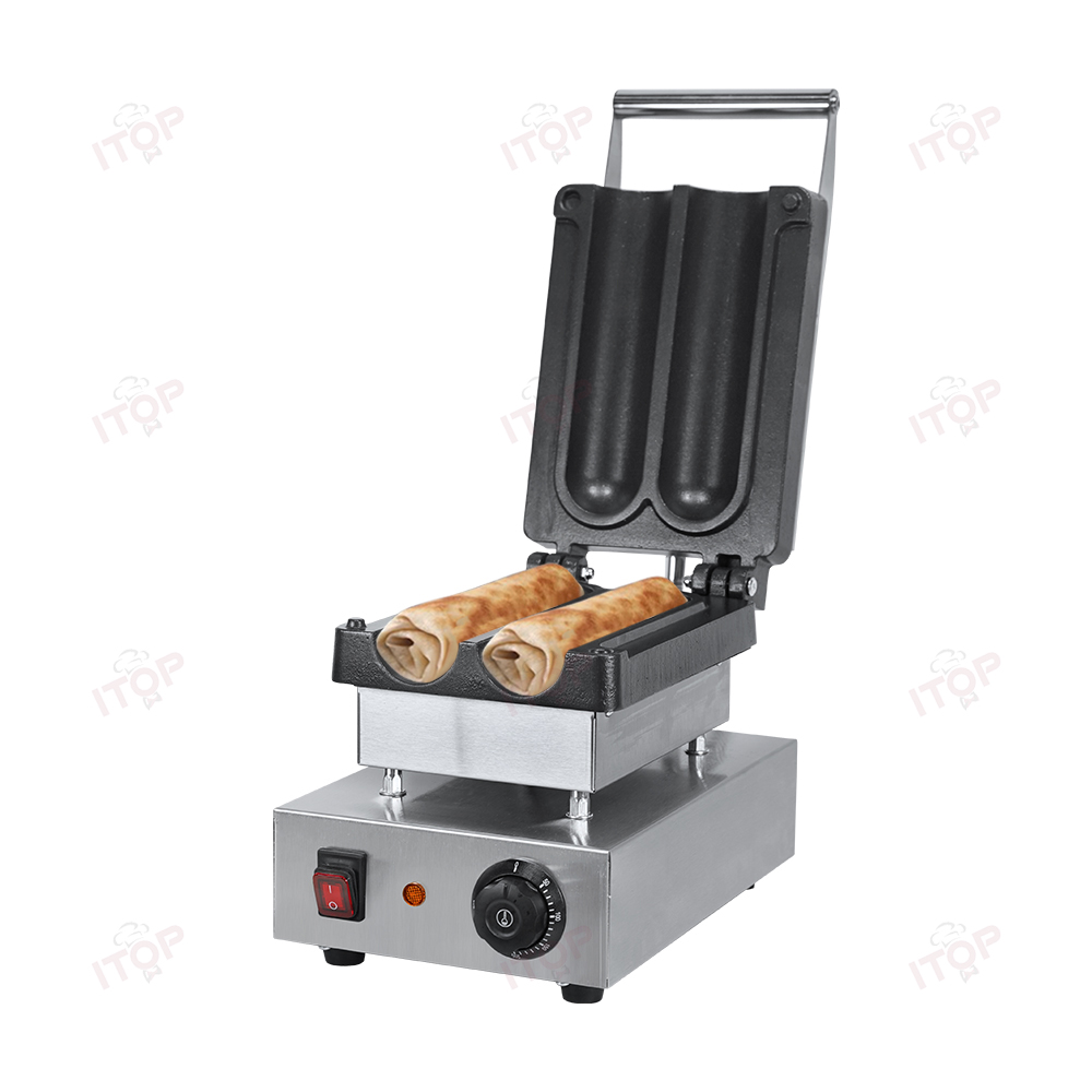Sandwich Press Grill - Mesin Pembuat Shawarma Gyro Tortilla Wrap
