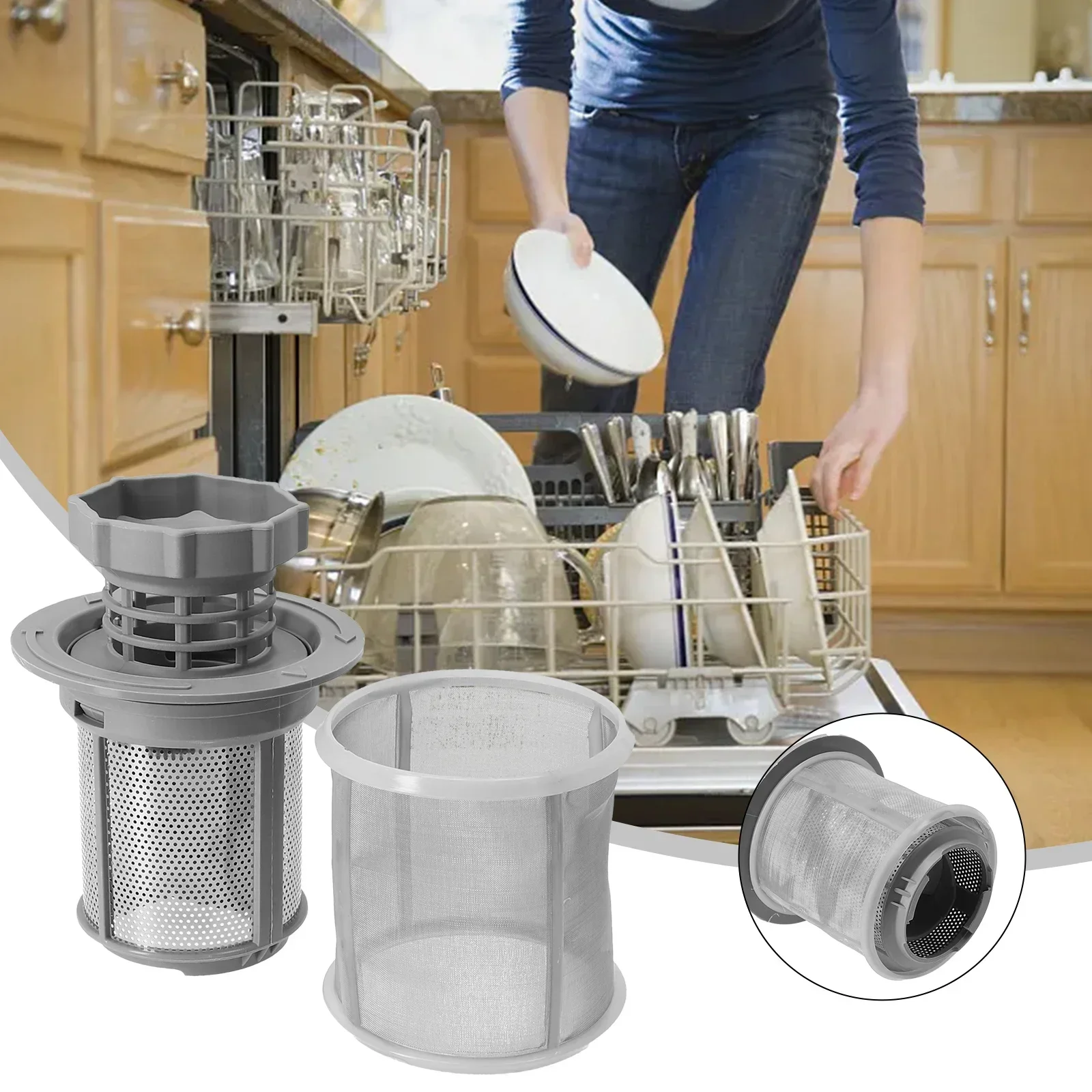 Kitchen Appliances Bosch - Set Filter jala pengganti, untuk pencuci