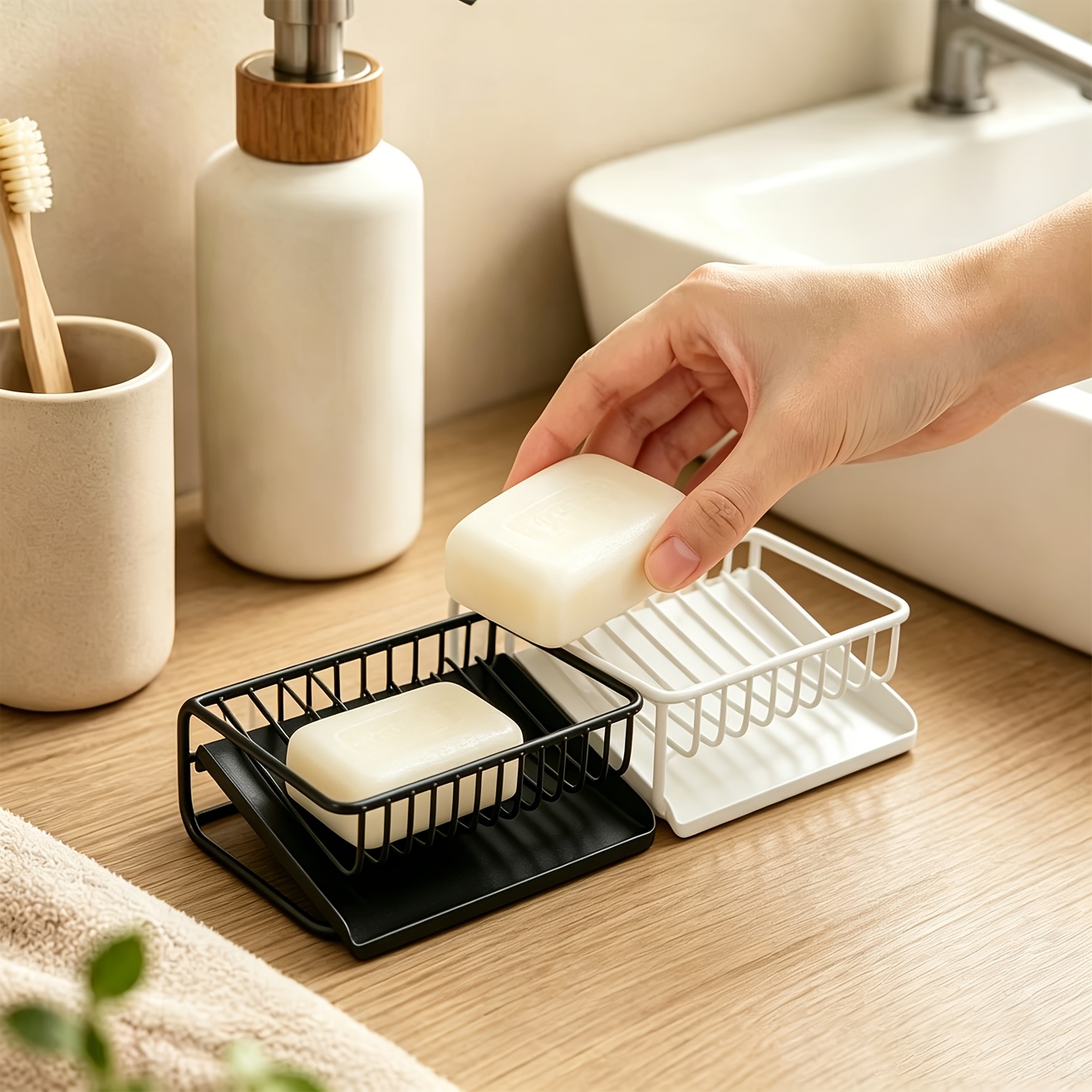 Kitchen Appliances Rack - 1 Buah Tempat Sabun Plastik dengan