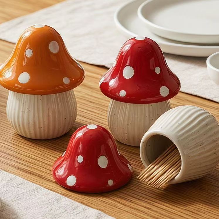 Stoples Keramik Bentuk Jamur K - Kitchen Appliances Holder ulasan dan harga
