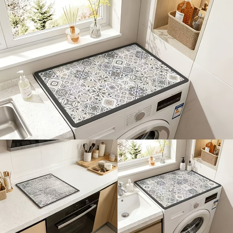 Sarung Mesin Cuci Motif Ubin R - Kitchen Appliances Vintage ulasan dan harga