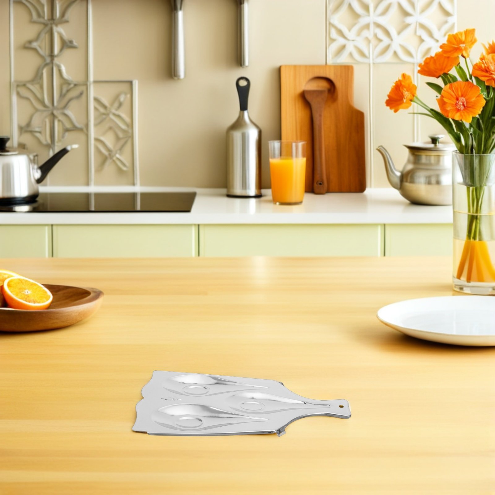 Penyangga Sendok Tiga Komparte - Kitchen Appliances Rack ulasan dan harga