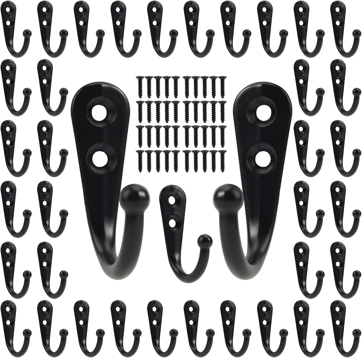Kait Logam Hitam dengan Sekrup - Kitchen Appliances Rack ulasan dan harga