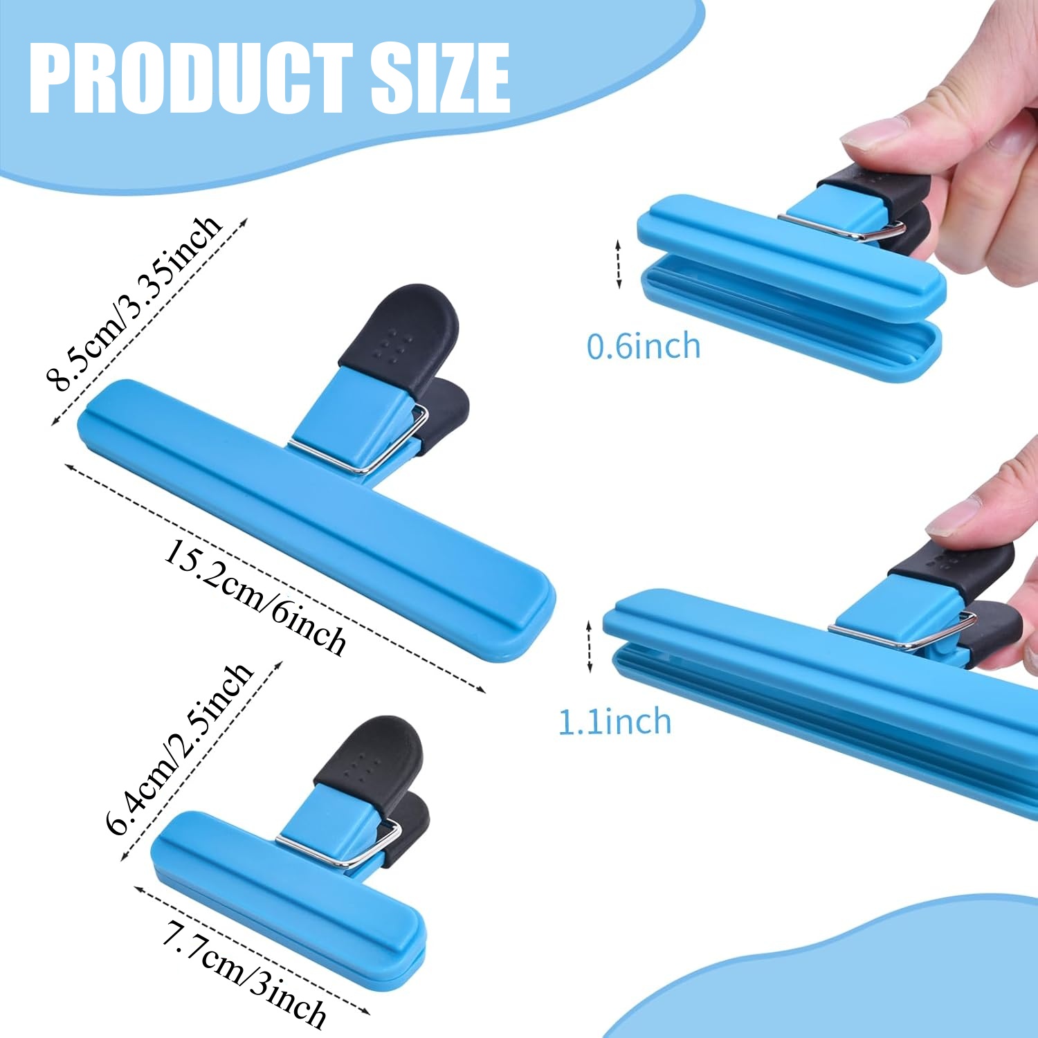 3-12 Buah Klip Penyegel Serbag - Kitchen Appliances Rack ulasan dan harga