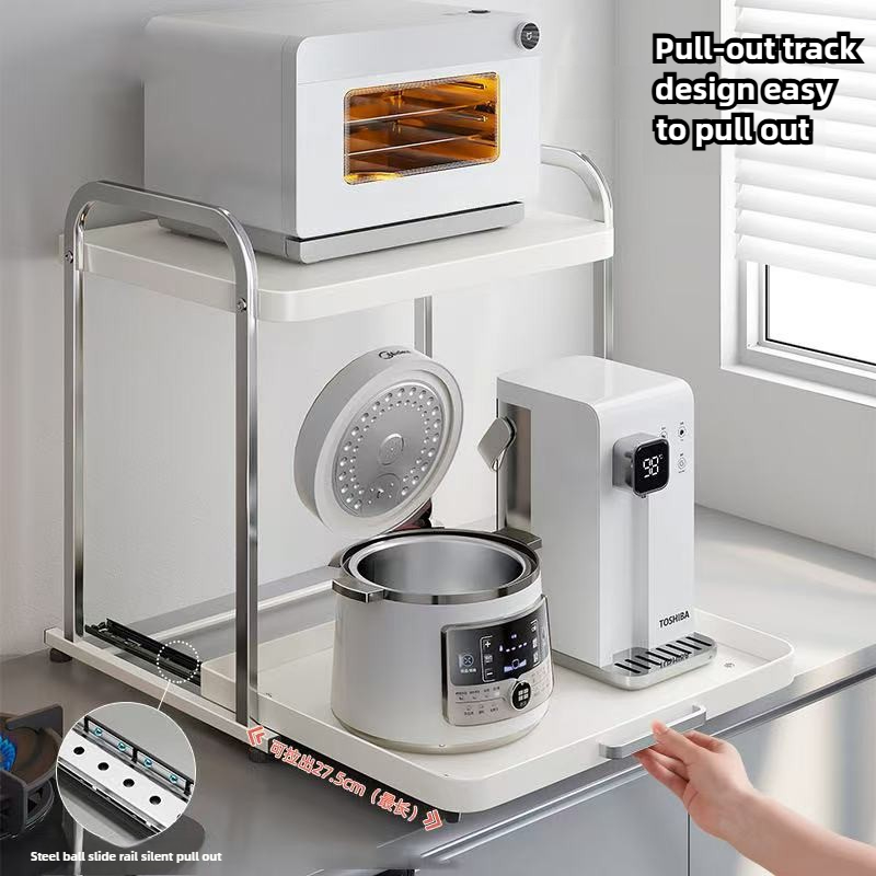 Rak Dapur 2 Lapis Model Tarik  - Kitchen Appliances Direct ulasan dan harga